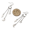 304 Stainless Steel Dangle Earrings EJEW-JE06591-01-4