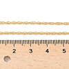 Brass Singapore Chain Necklaces for Women Men NJEW-Z068-13G-5