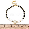 304 Stainless Steel Beaded Bracelets for Women BJEW-Z099-01G-5