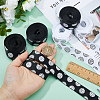 30 Yards 2 Colors Flat Volleyball Pattern Polyester Ribbons OCOR-DC0001-25-3