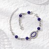 Zinc Alloy Enamel Link Bracelets BJEW-JB12751-01-1