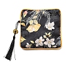 Chinese Style Floral Cloth Jewelry Storage Zipper Pouches LS-AJEW-D063-01A-3