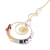 Moon & Sun Glass Hanging Suncatchers LS-HJEW-I011-01G-4
