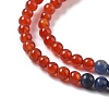 Chakra Natural Yellow Jade & Crystal Quartz & Green Aventurine & Rose Quartz & Carnelian & Sodalite & Amethyst Beads Strands G-NH0002-E03-4mm-5