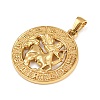 304 Stainless Steel Pendants STAS-C131-03G-03-2