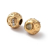 Ion Plating(IP) 304 Stainless Steel Rhinestone European Beads STAS-A092-10A-G-2