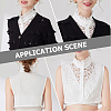 Detachable Cotton Shirt Women False Collar AJEW-WH20054-049B-4