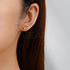 Stylish 304 Stainless Steel Butterfly Stud Earrings JV8585-1