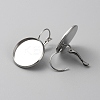 304 Stainless Steel Hoop Earring Findings STAS-WH0001-17D-P-2