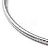 Non-Tarnish 304 Stainless Steel Simple Plain Bangle for Women BJEW-F461-01I-P-2