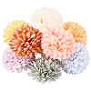 20Pcs 10 Colors Chrysanthemum Flower Ornaments AJEW-CN0003-08-1