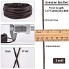 5M Cowhide Leather Cords for DIY Craft WL-GF0001-25A-02-2