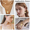 8Pcs Brass Micro Pave Cubic Zirconia Pendants KK-BBC0018-61-4