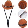 Felt Pet Cowboy Hat AJEW-WH20070-131C-6
