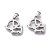 Tarnish Resistant 304 Stainless Steel Pendants LS-STAS-Z006-14P-1