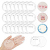 Acrylic Button Pin Badge TACR-WH0021-14A-1