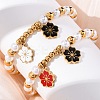 201 Stainless Steel Round Beaded Stretch Bracelets BJEW-C090-03G-C-2