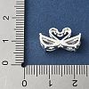 Brass Micro Pave Cubic Zirconia Beads KK-A253-07S-3