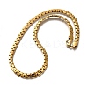 201 Stainless Steel Box Chain Necklaces for Men LS-STAS-V011-01B-G-1-4