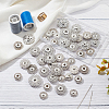  24Pcs 4 Style Alloy & Brass Snap Buttons FIND-NB0003-66P-4