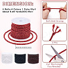 4 Rolls 4 Colors Polyester Cord OCOR-TA0002-63B-5