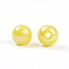 Electroplate Pearlized Glass Pearl Beads EGLA-T021-14A-10-2