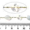 Handmade Nuggets Natural Aquamarine Beaded Chains CHC-F020-08G-02-2