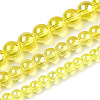 Electroplate Transparent Glass Beads Strands LS-GLAA-T032-T8mm-AB12-4