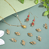 30Pcs Hollow Out Alloy Bead Cage Pendants KK-PH0014-14G-4