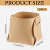 2Pcs PU Leather Jewelry Plate AJEW-CN0002-74D-2