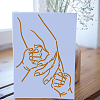 Plastic Hollow Out Drawing Painting Stencils Templates DIY-WH0396-770-5