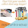 Fashion Iron Medal Hanger Holder Display Wall Rack ODIS-WH0021-169-7