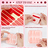 20Pcs Transparent Plastic Nail Art Tool Storage Box CON-BC0007-03B-4