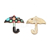 Alloy Enamel Pendants ENAM-C005-35G-03-1