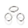 Iron Open Jump Rings IFIN-WH0051-74B-S-2