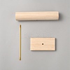 Wood T Bar Bracelet Display Stands AJEW-WH0534-19A-2