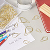 200Pcs 3 Style Carbon Steel Paper Clips FIND-TA0002-18LG-7