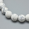 Synthetic Turquoise Jasper Bead Stretch Bracelets BJEW-K212-A-009-3
