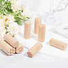 12pcs 12 styles Round Wooden Traditional Chinese Moon Cake Molds AJEW-CA0004-24-4