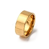 201 Stainless Steel Wide Band Finger Rings RJEW-K252-02E-G-4