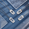 10Pcs 10 Style 201 Stainless Steel Pendants STAS-UN0026-25-3