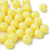 Opaque Striped Acrylic Beads MACR-S373-27D-06-7