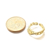Rack Plating Brass Micro Pave Cubic Zirconia Cuff Finger Rings for Women RJEW-C117-02G-5