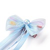 Bowknot Long Ribbon Alligator Hair Clip LS-PHAR-D013-03D-5