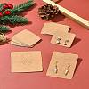 40Pcs 4 Styles Paper Jewelry Display Cards Sets CDIS-FS0001-01-8