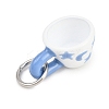 304 Stainless Steel Enamel Pendants STAS-L312-04P-04-2