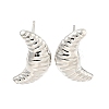 Rack Plating Brass Stud Earrings EJEW-C102-32P-1