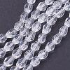 Glass Beads Strands GLAA-R024-6x4mm-12-1