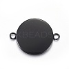 304 Stainless Steel Cabochon Connector Settings STAS-L211-04D-B-2
