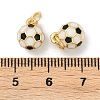 Brass Enamel Pendants KK-P294-38G-01-3